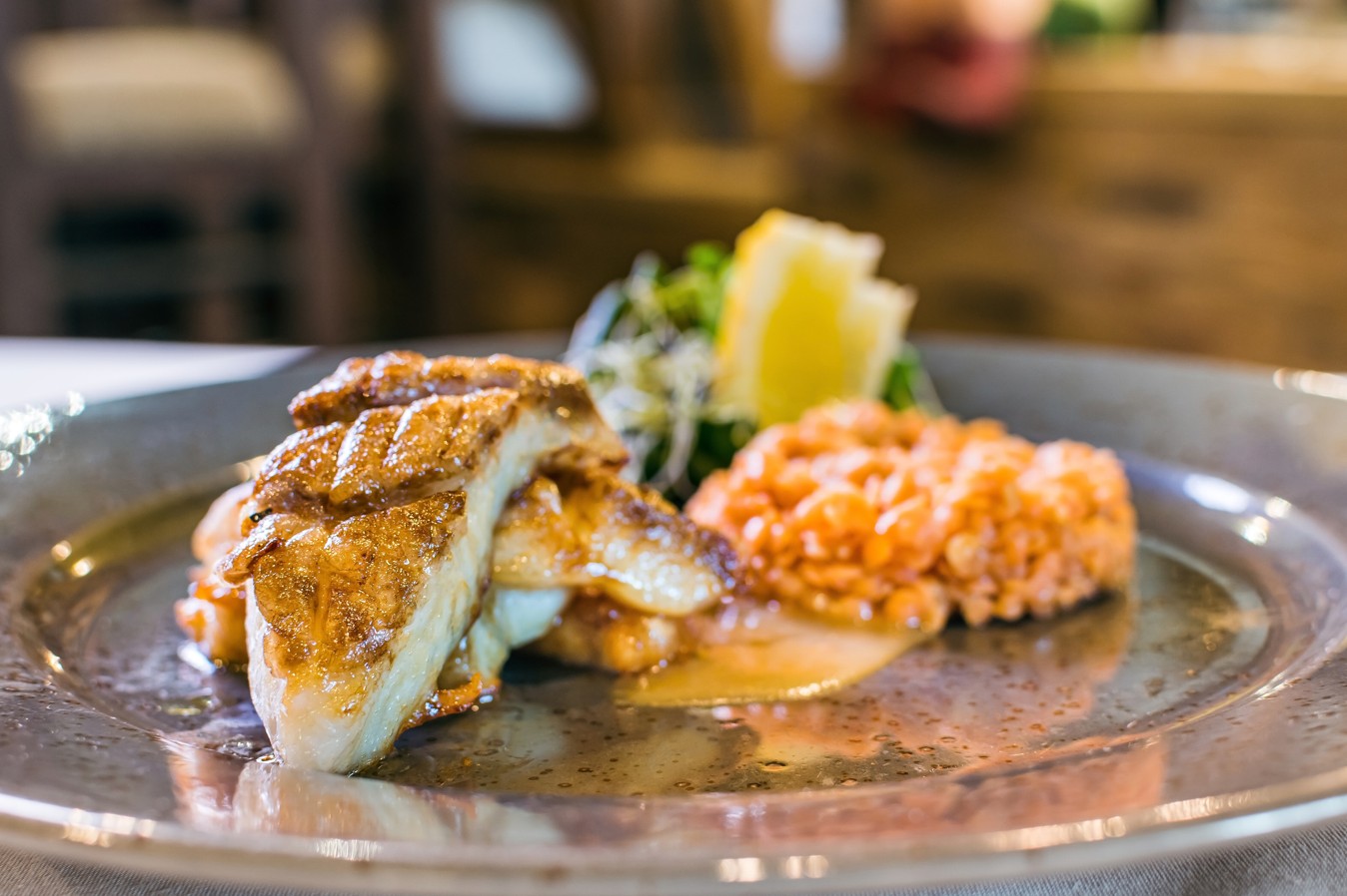 Rybí specialita v restauraci Jelínkova vila